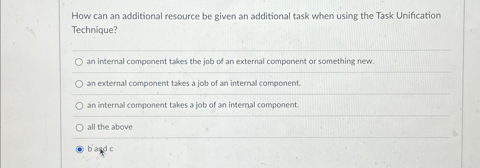  How can an additional resource be given an additional task when