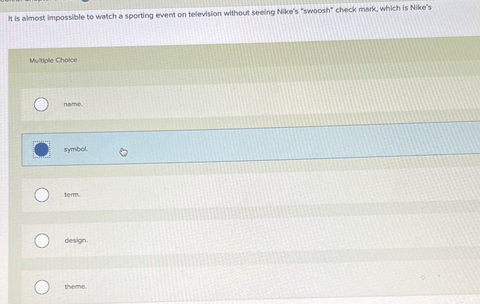  It is almost impossible to watch a sporting event on television
