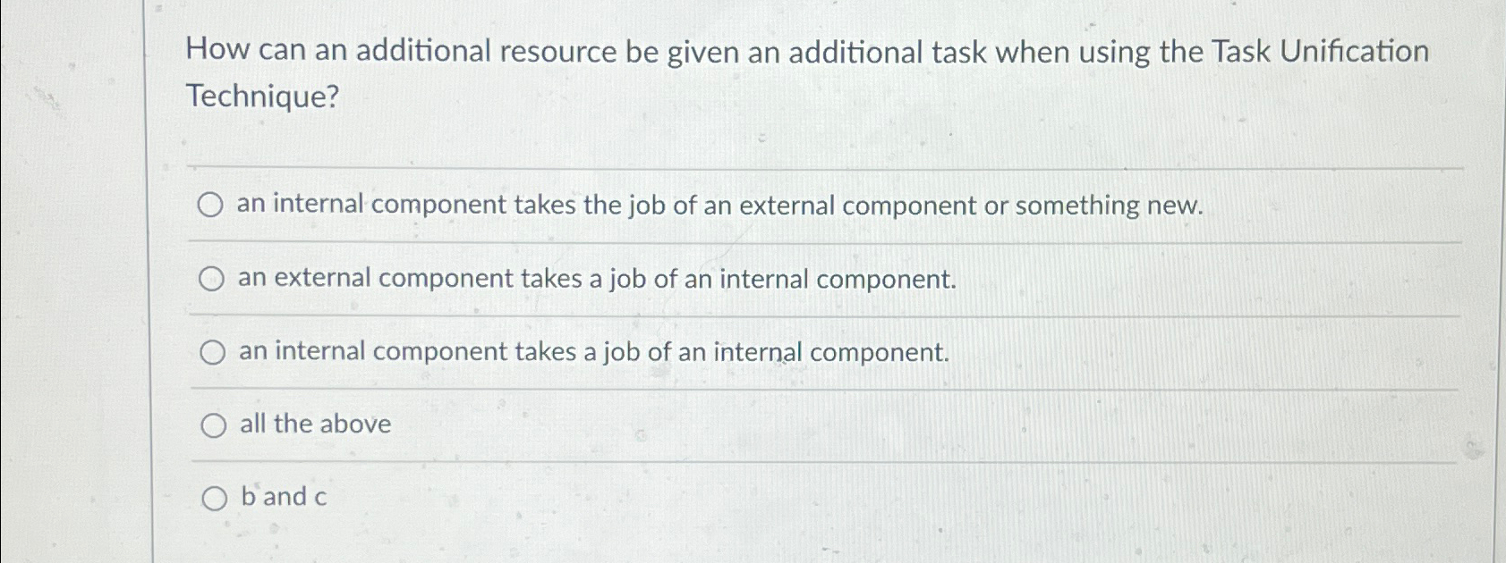  How can an additional resource be given an additional task when