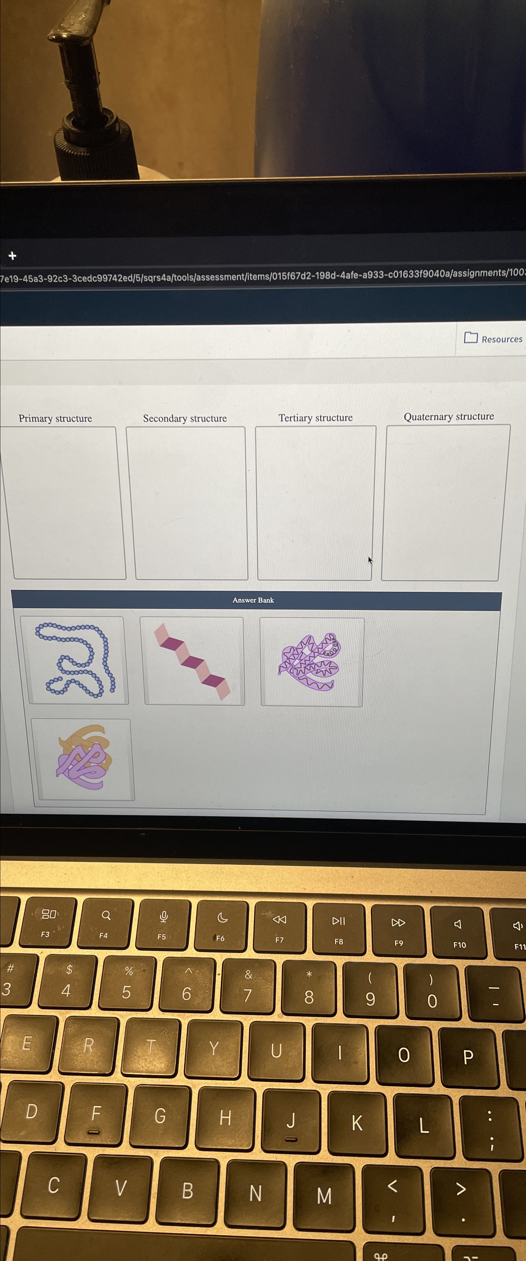  7e19-45a3-92c3-3cedc99742ed/5/sqrs4a/tools/assessment/items/015f67d2-198d-4afe-a933-c01633f9040a/assignments/100 Resources Quaternary structure Answer Bank 