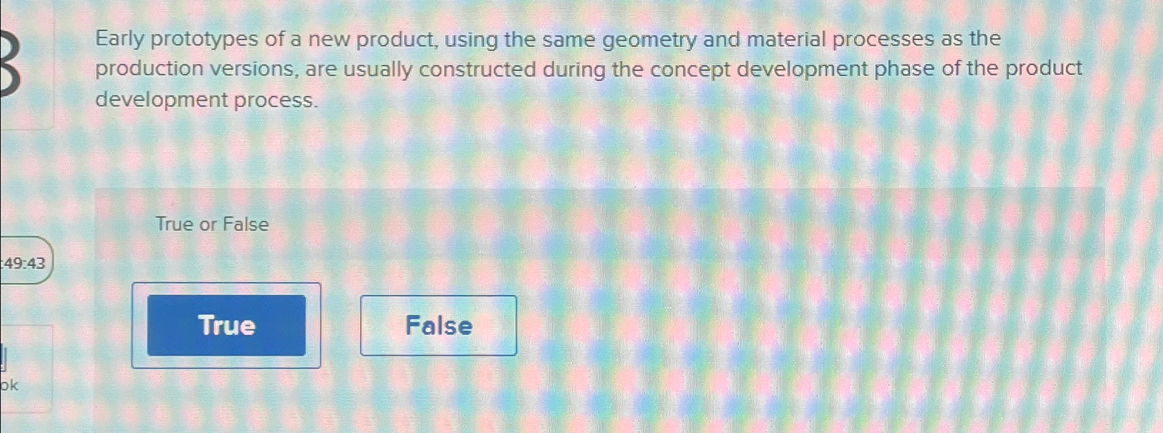  Early prototypes of a new product, using the same geometry and