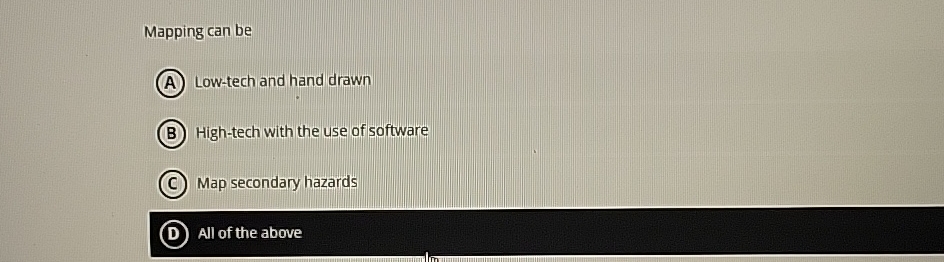  Mapping can be Low-tech and hand drawn High-tech with the use