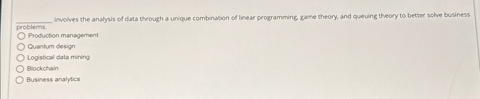  involves the analysis of data through a unique combination of linear