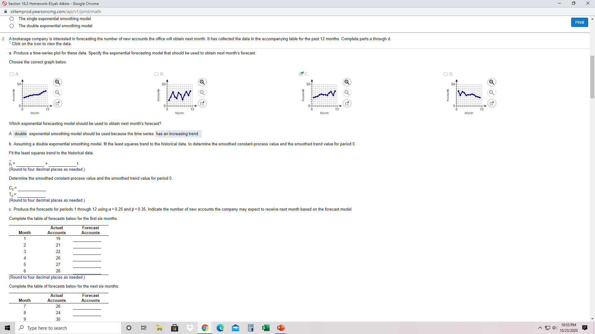 I need help solving some statistic problem. The problems are based on
