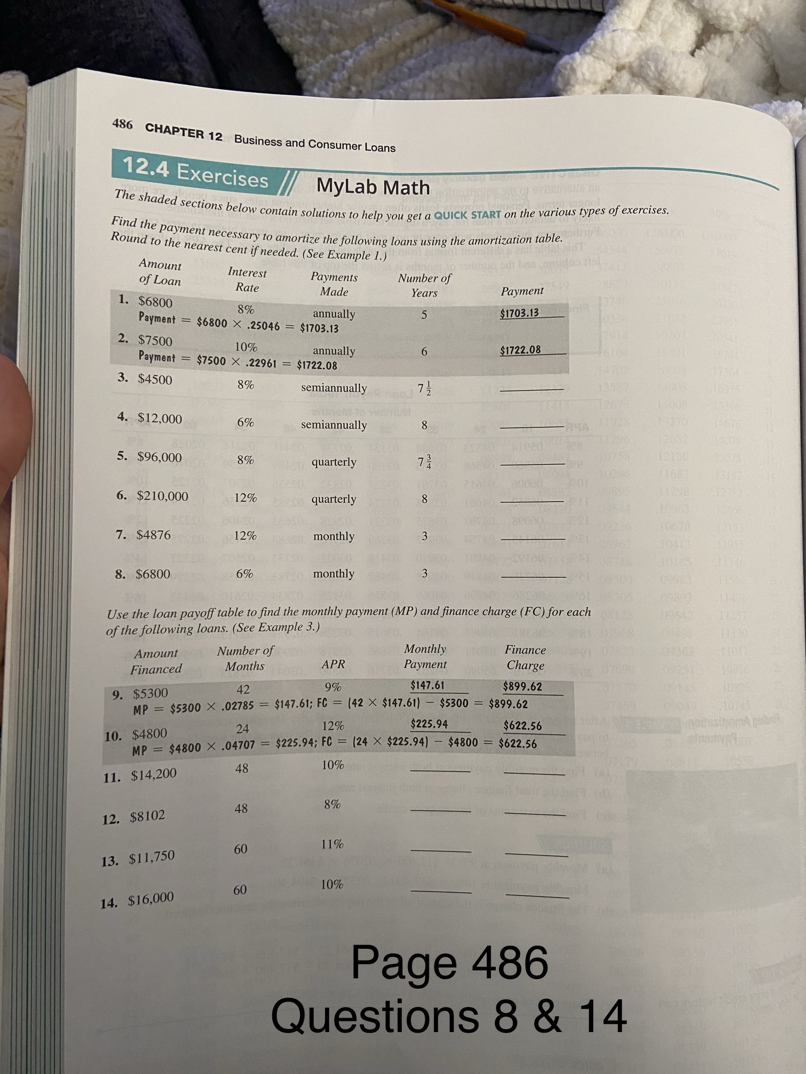family refinanced the mortgage on their home, reducing the payment from $1269.45