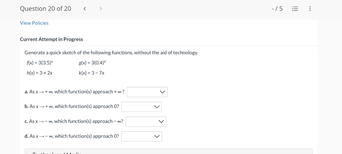 this question. Section 5.4' Example 1: Matching graphs and equations Match each