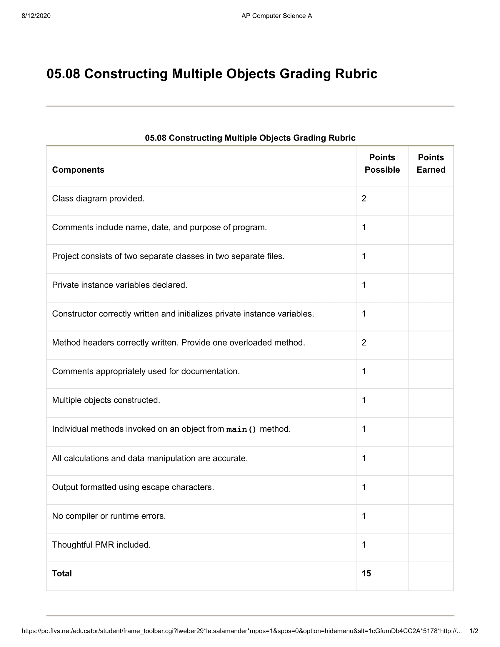 Instructions Instructions: Convert your V3 object class from the Default Constructors assignment