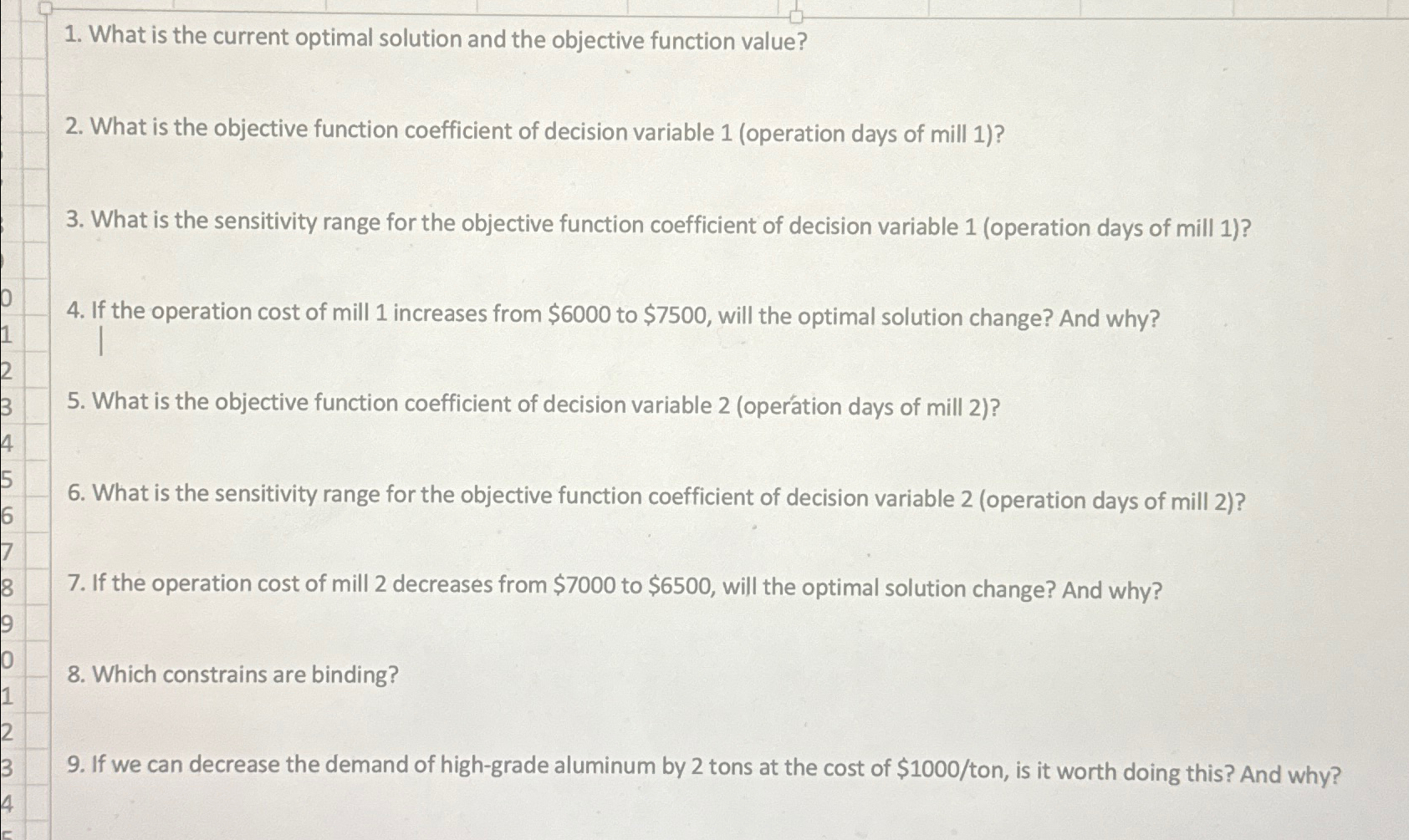  What is the current optimal solution and the objective function value?