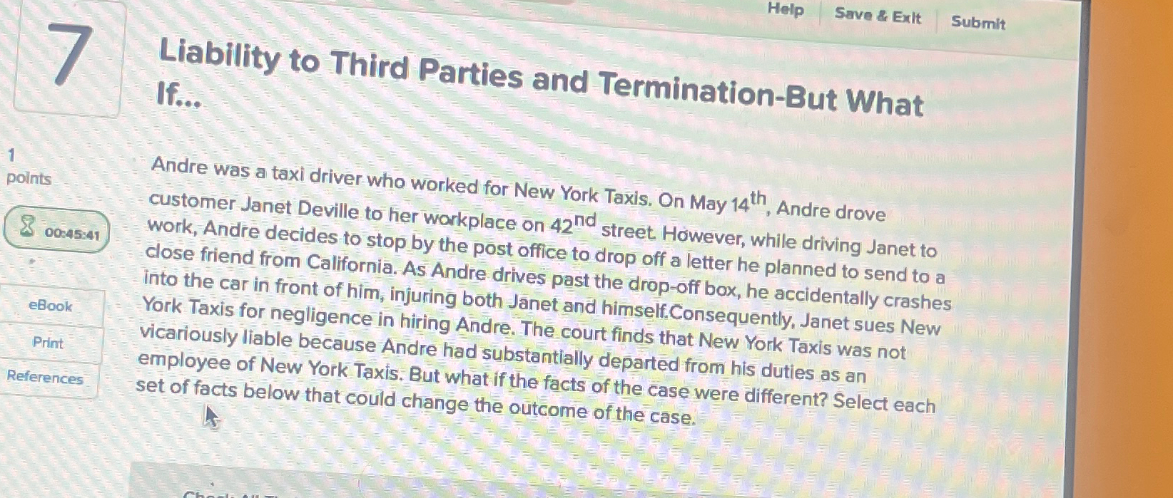 Help Save & Exlt Submlt Liability to Third Parties and Termination-But