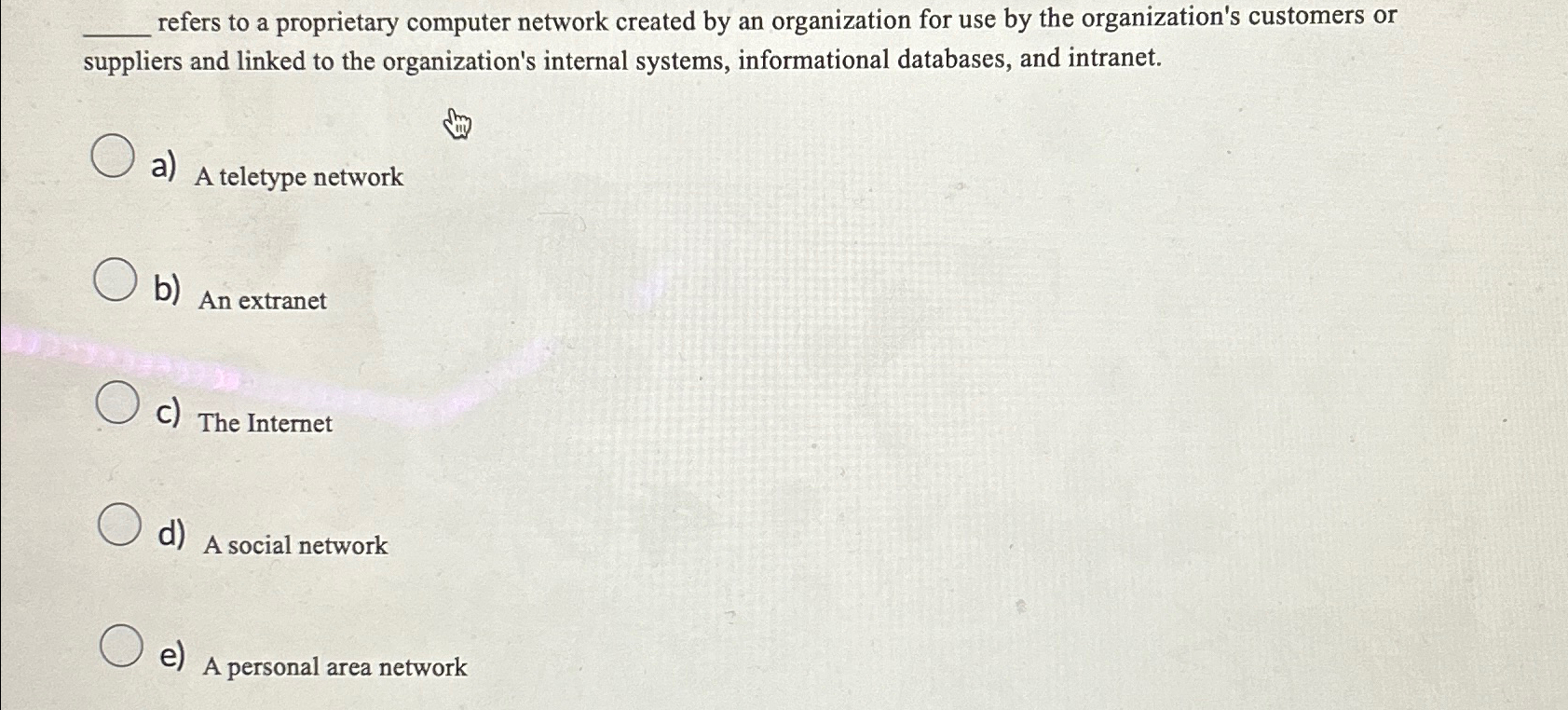  q, refers to a proprietary computer network created by an organization