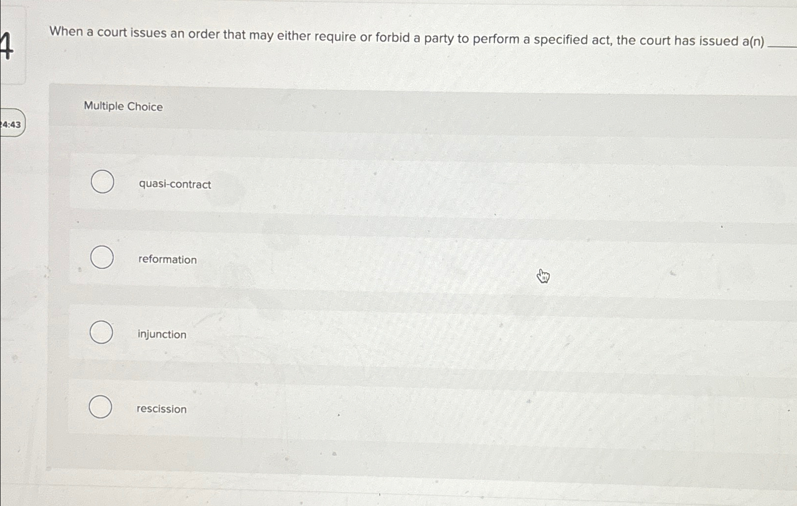  When a court issues an order that may either require or