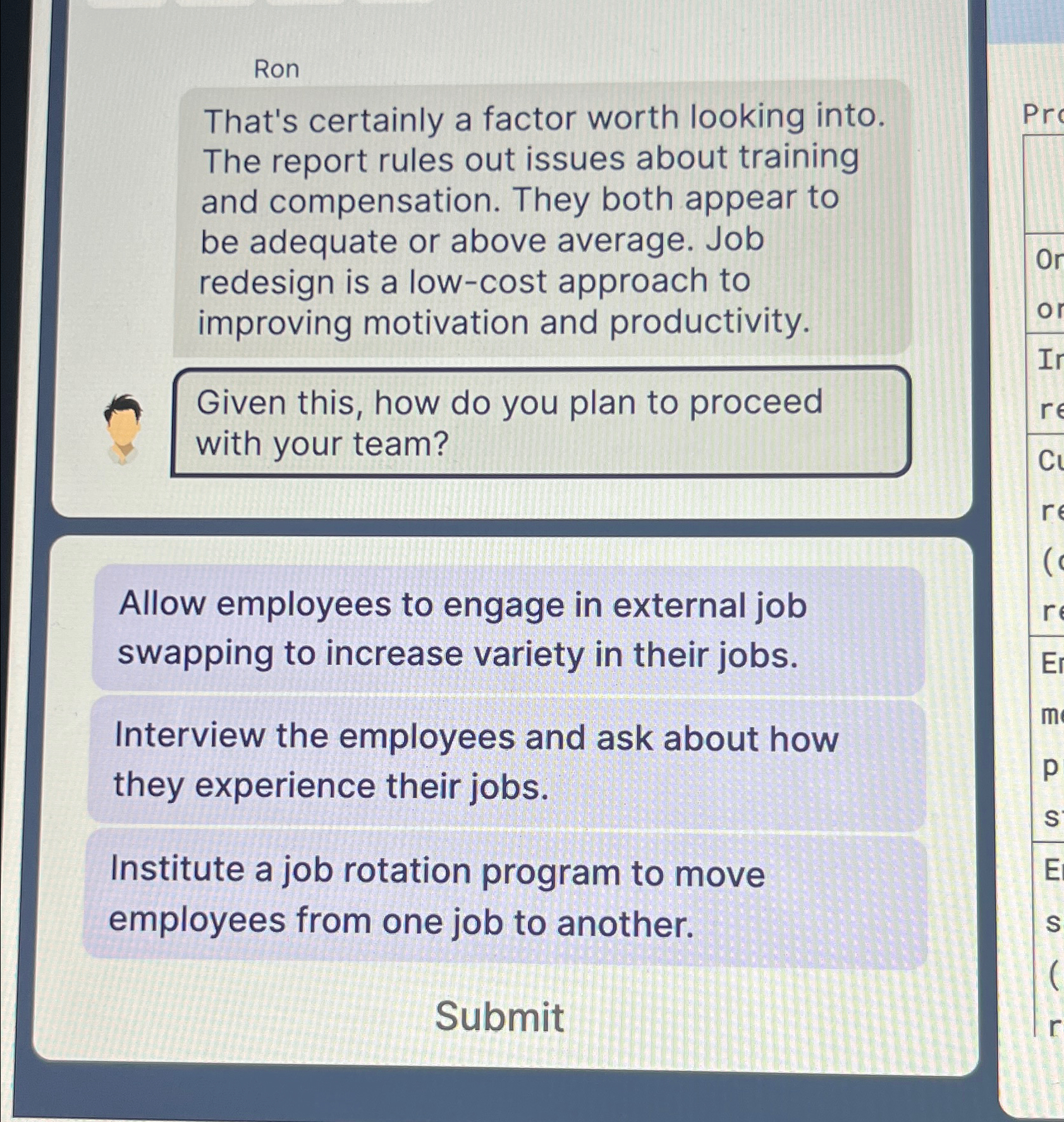  Ron That's certainly a factor worth looking into. The report rules