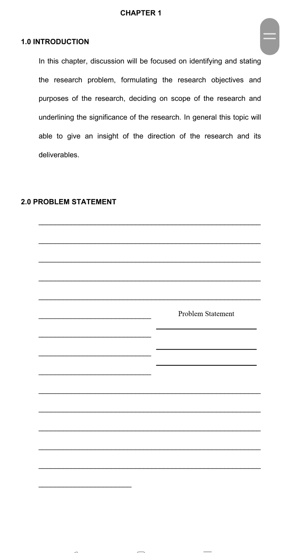  CHAPTER 1 1.0 INTRODUCTION In this chapter, discussion will be focused