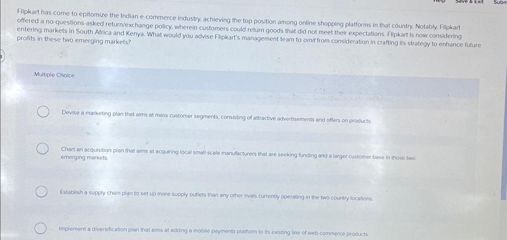  Flipkart has come to epitomize the Indian e-commerce industry, achieving the