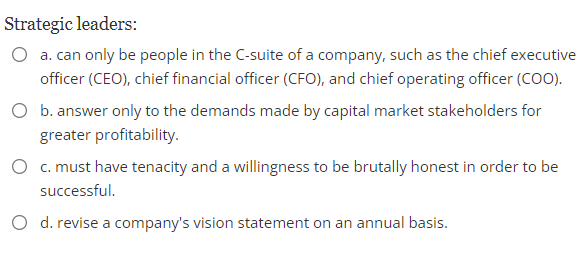 a task or an activity in an integrative manner. d. a product