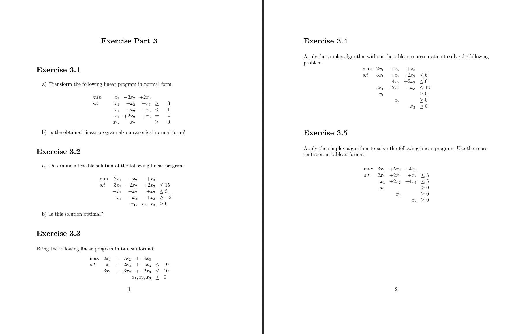  Linear Programming 3 