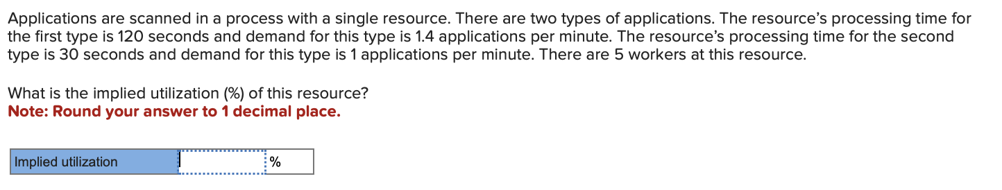  Applications are scanned in a process with a single resource. There