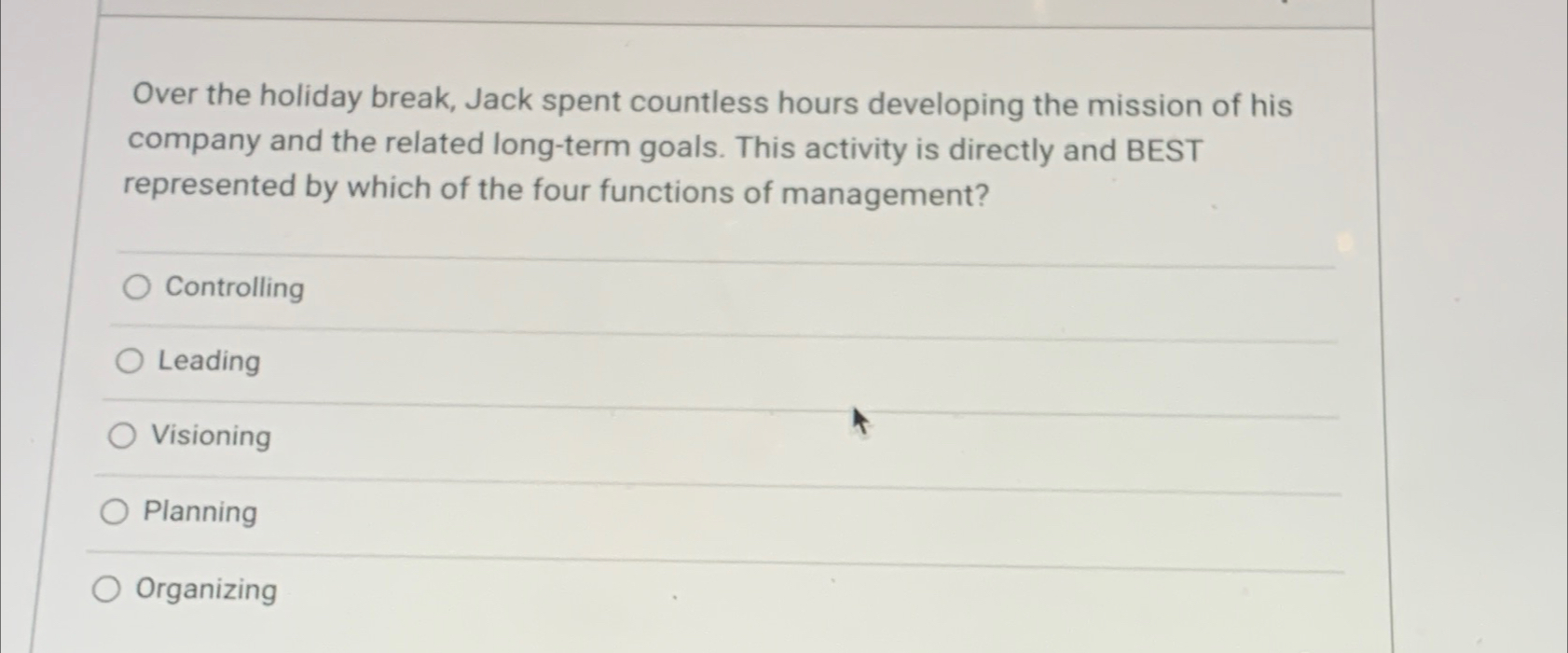  Over the holiday break, Jack spent countless hours developing the mission