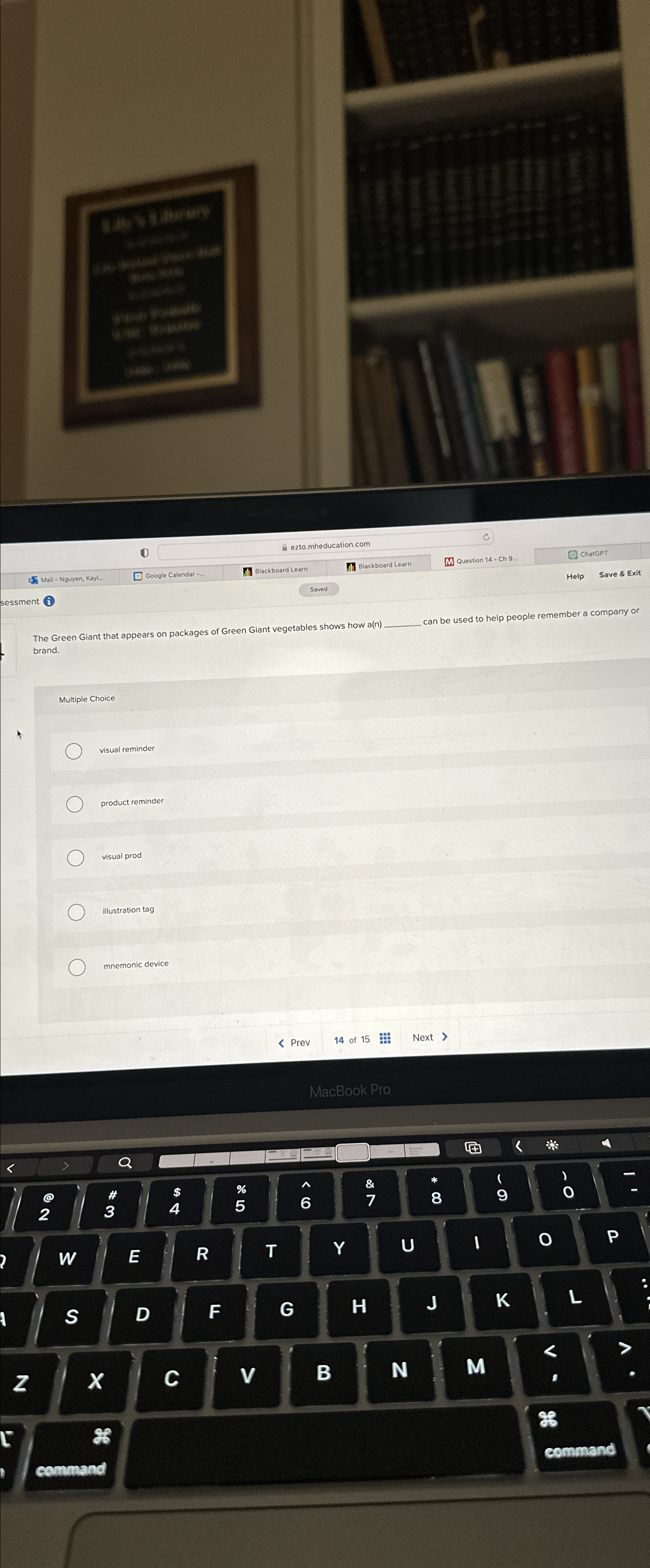  brand. Multiple Choice visual reminder product reminder visual prod illustration tag