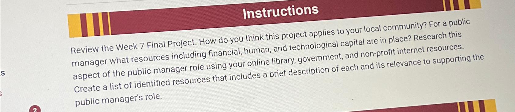  How do you think this project applies to your local community?