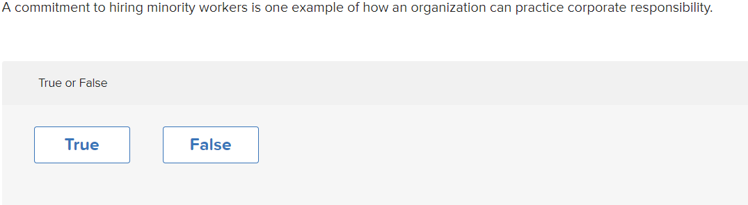  A commitment to hiring minority workers is one example of how