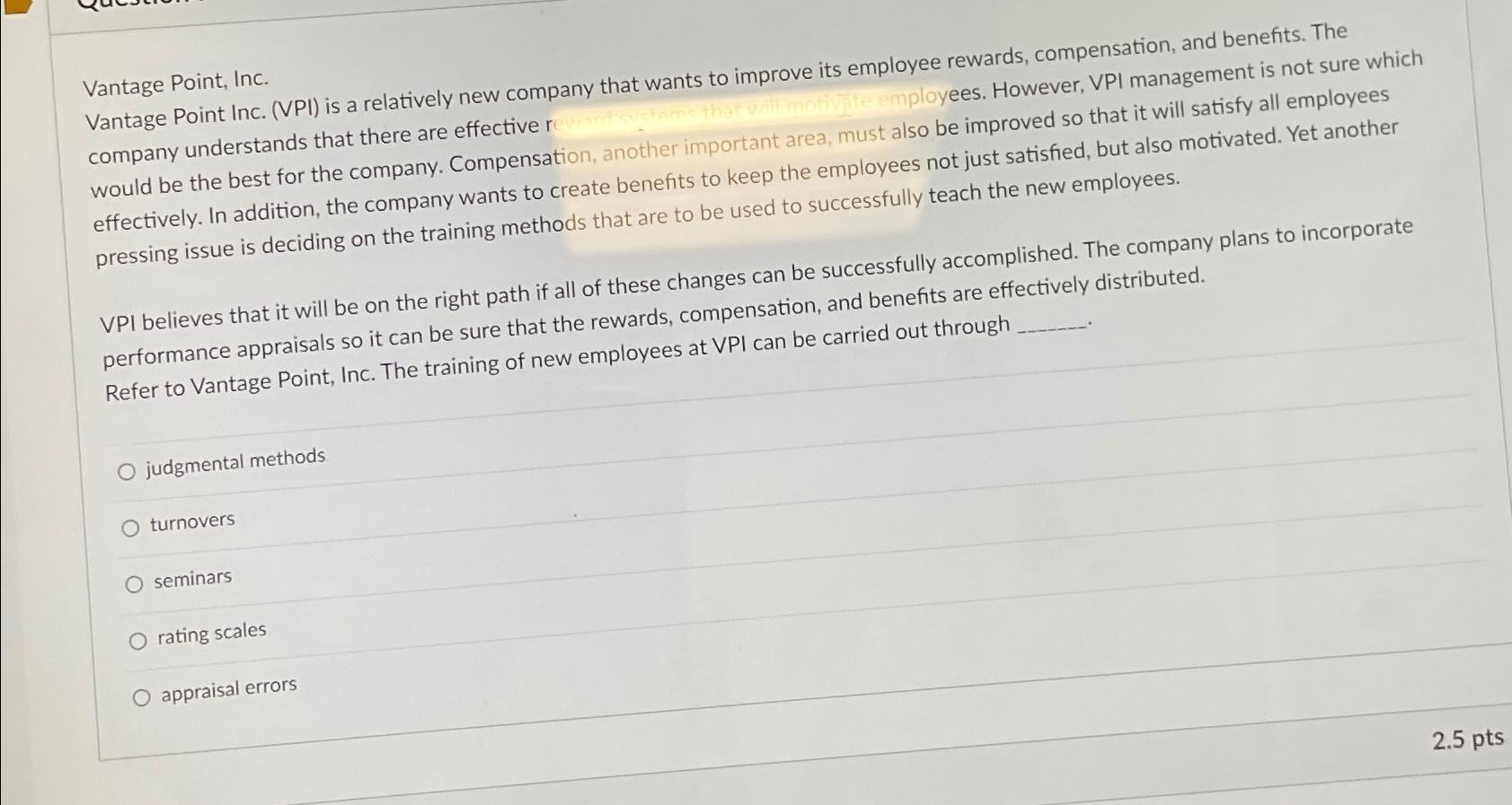  Vantage Point, Inc. Vantage Point Inc. (VPI) is a relatively new