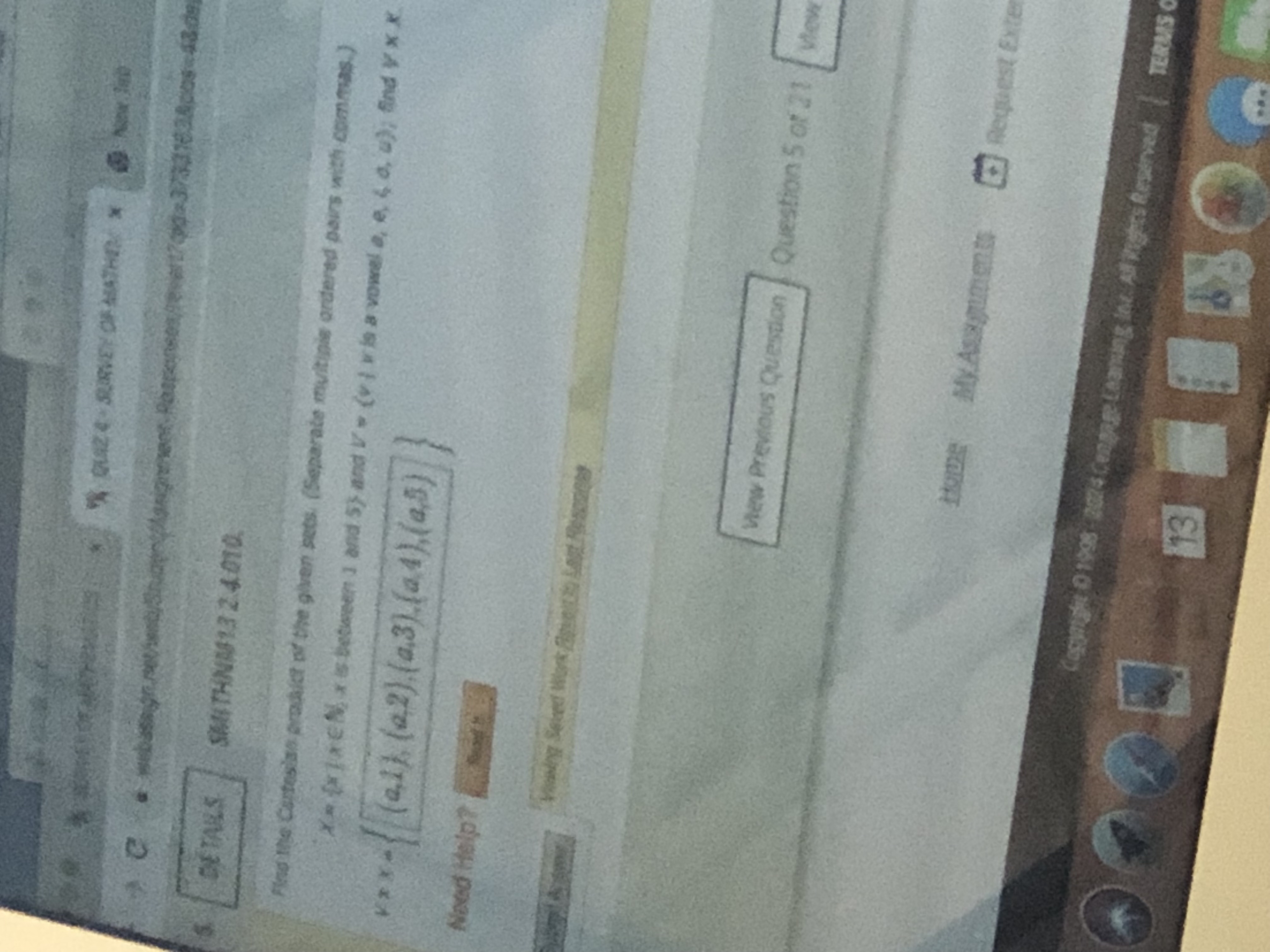  Alect ithlo? Wew Previous question Question 5 or 2? Howe A.