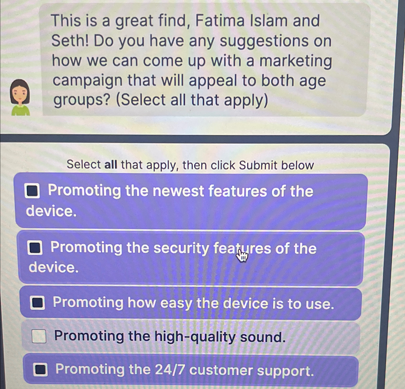  This is a great find, Fatima Islam and Seth! Do you