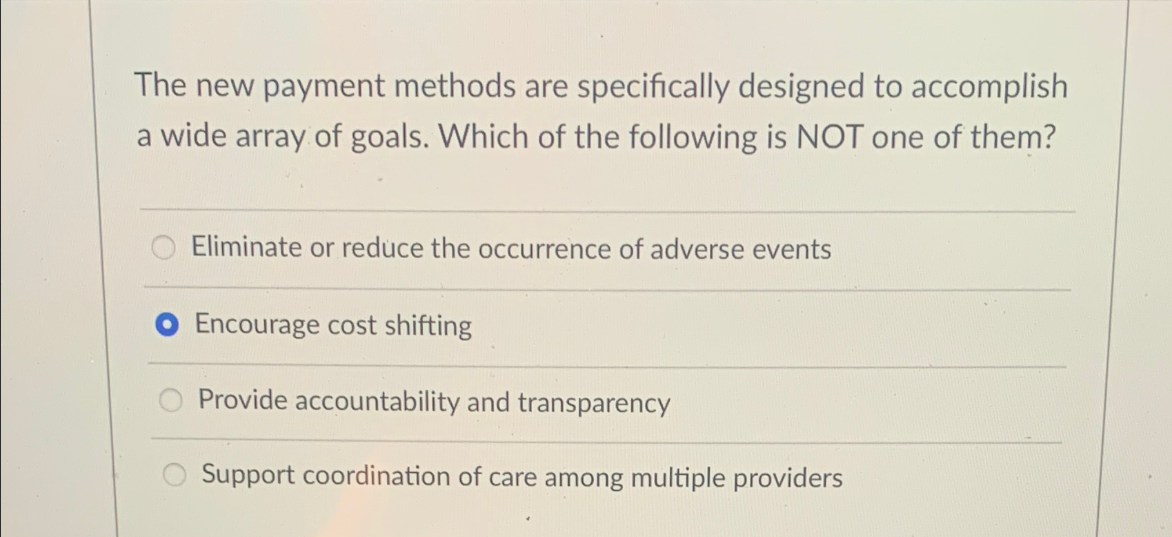  The new payment methods are specifically designed to accomplish a wide