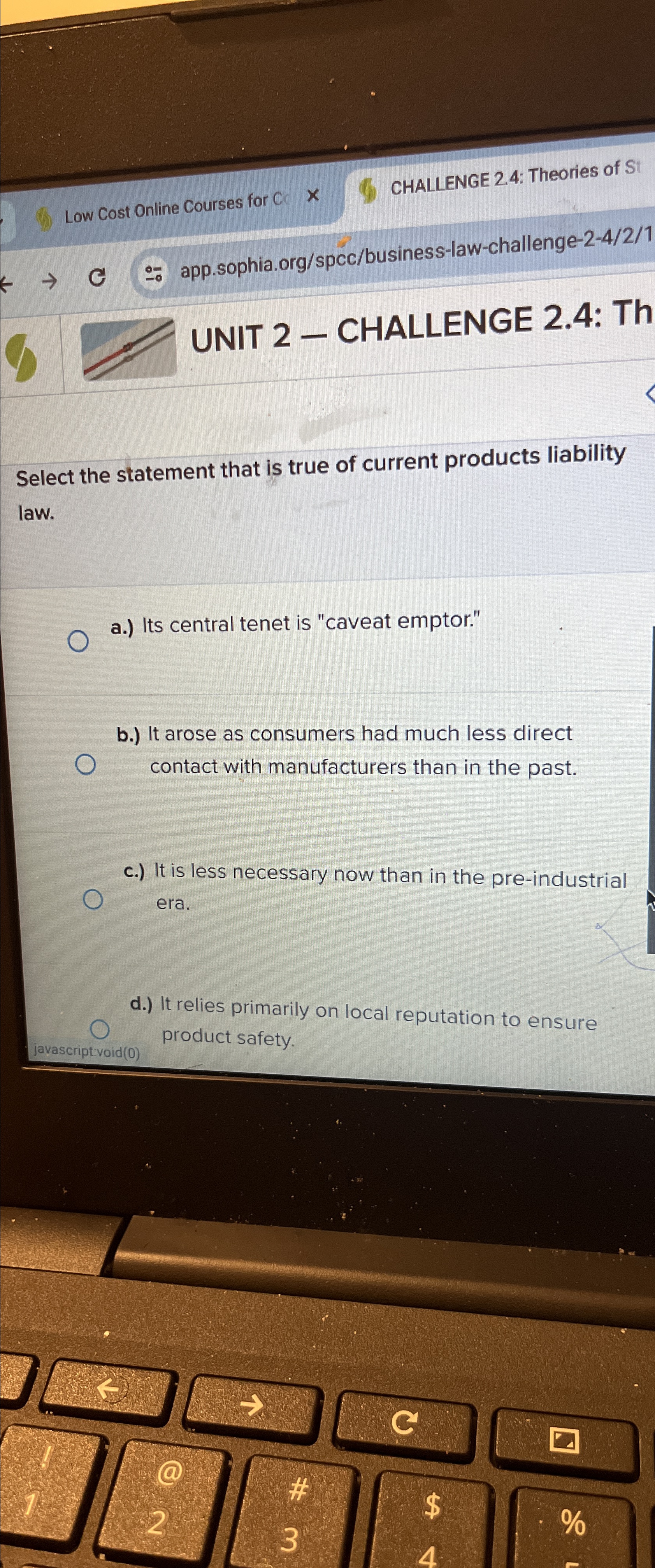  Low Cost Online Courses for Cc CHALLENGE 2.4: Theories of St