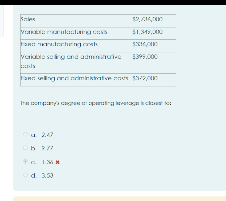  \table[[Sales,$2,736,000 