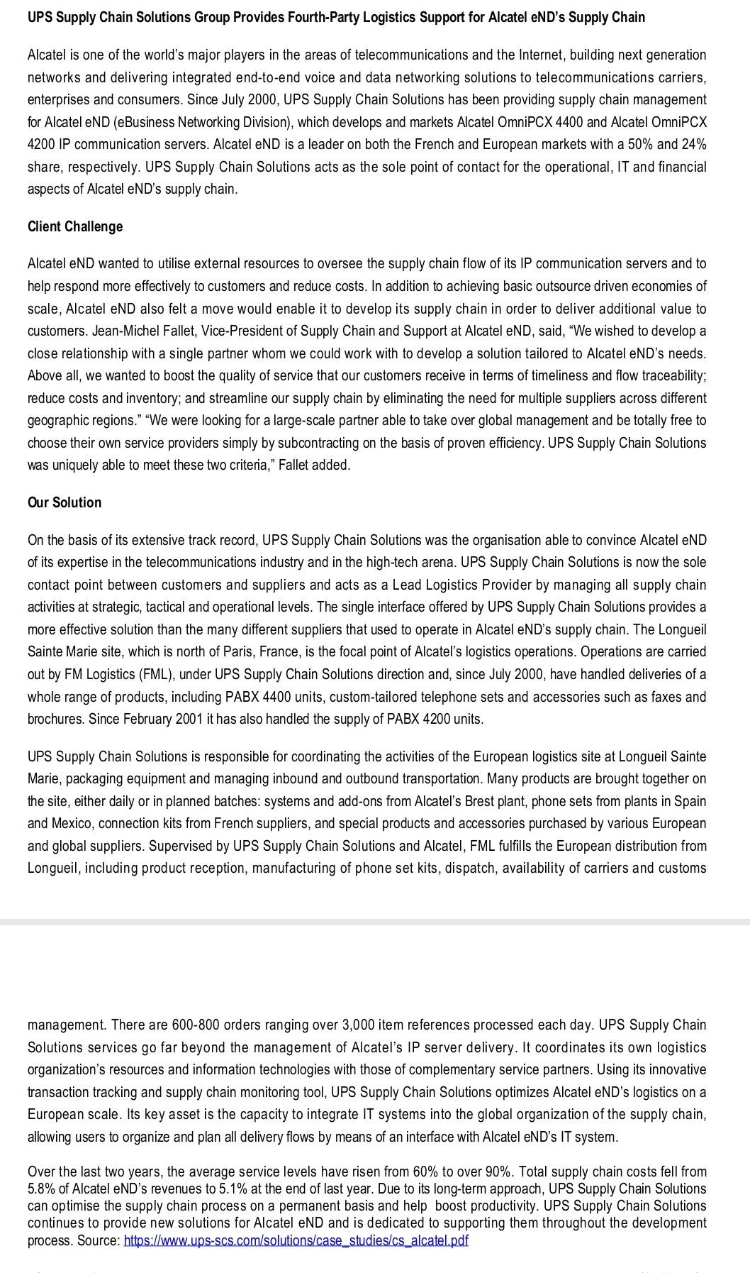 How to conduct a facility location analysis to this case study