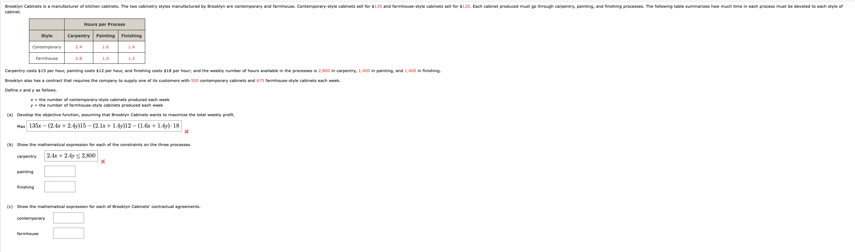 Please answer all will rate Brooklyn also has a contract that requires