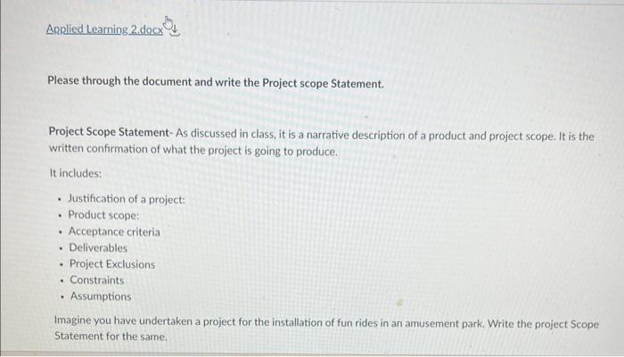  please only elaborate Deliverables and project exclusions in minimum 200 words.