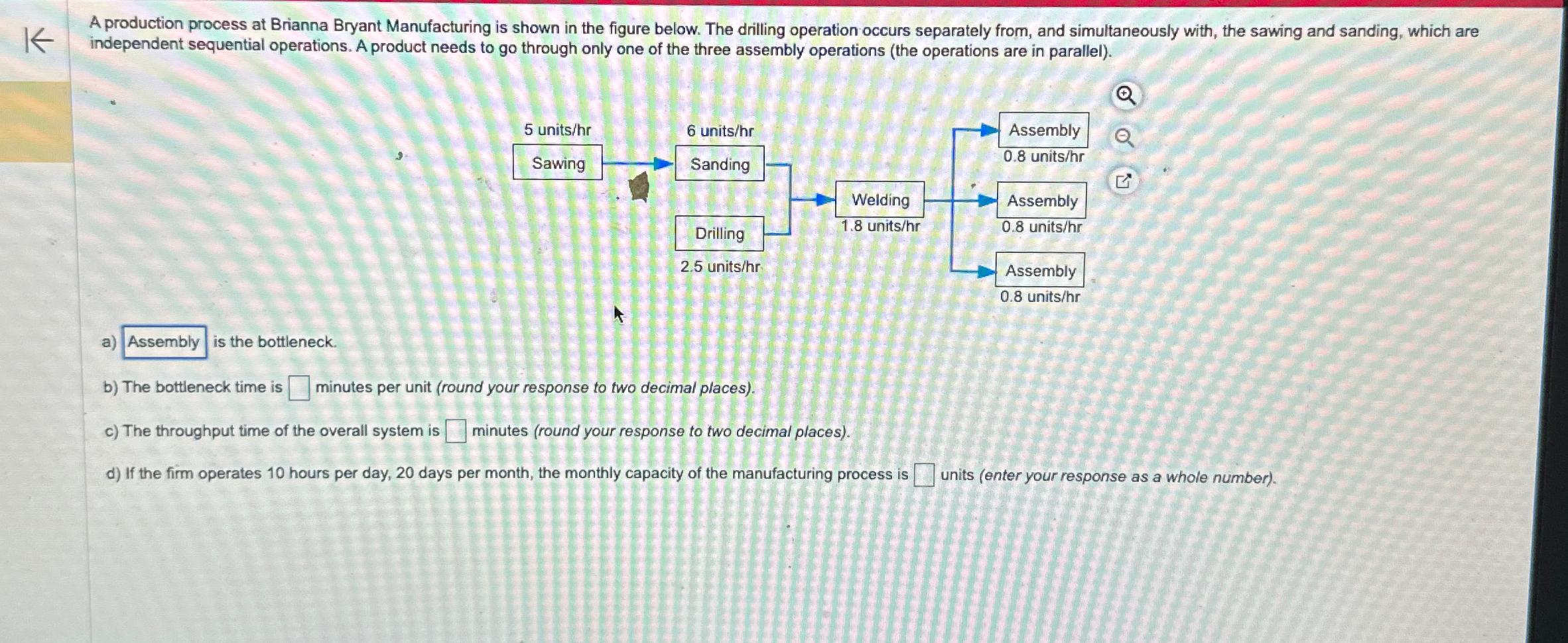  independent sequential operations. A product needs to go through only one
