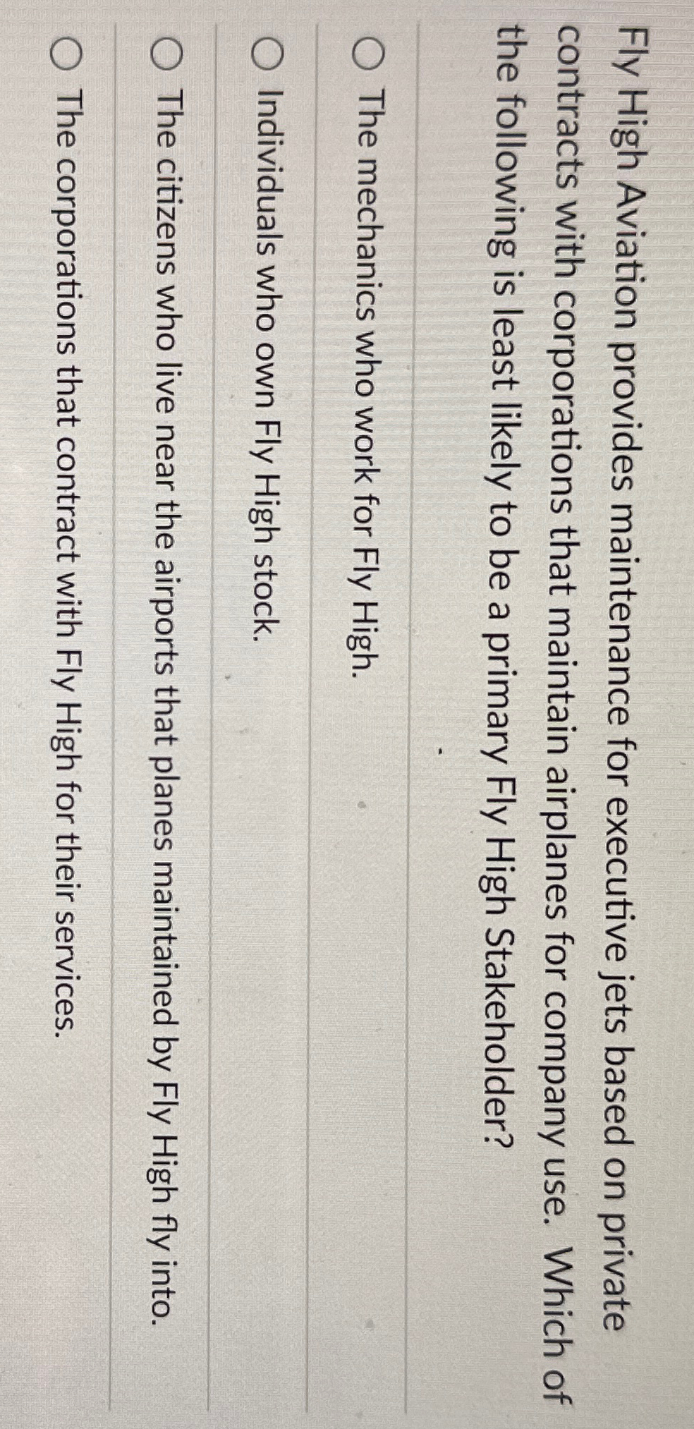  Fly High Aviation provides maintenance for executive jets based on private
