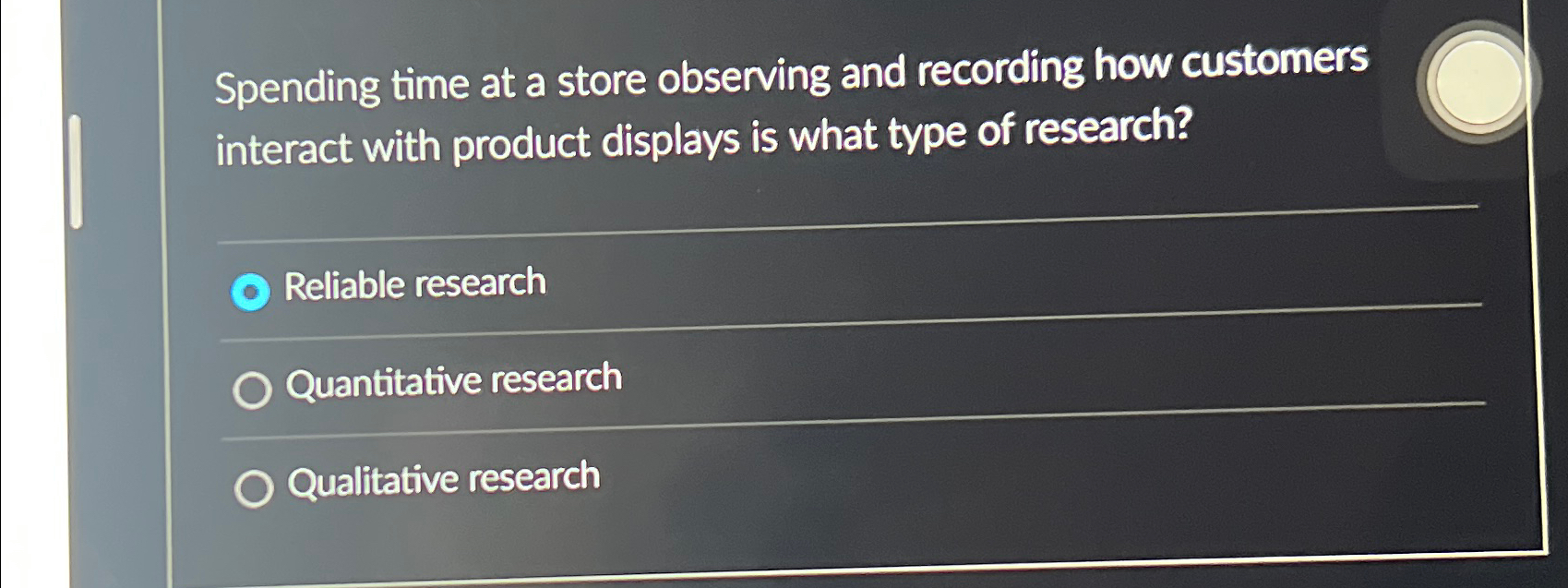  Spending time at a store observing and recording how customers interact