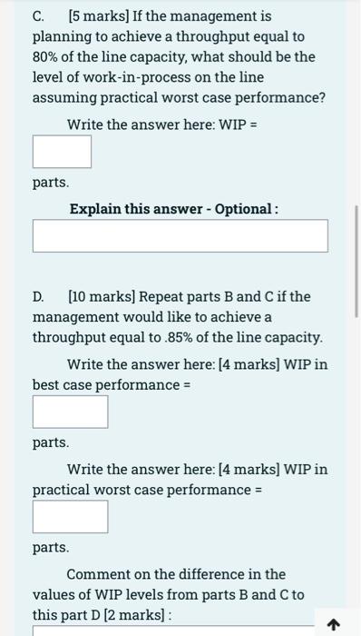 parallel machines with average processing times of 9 minutes per job -