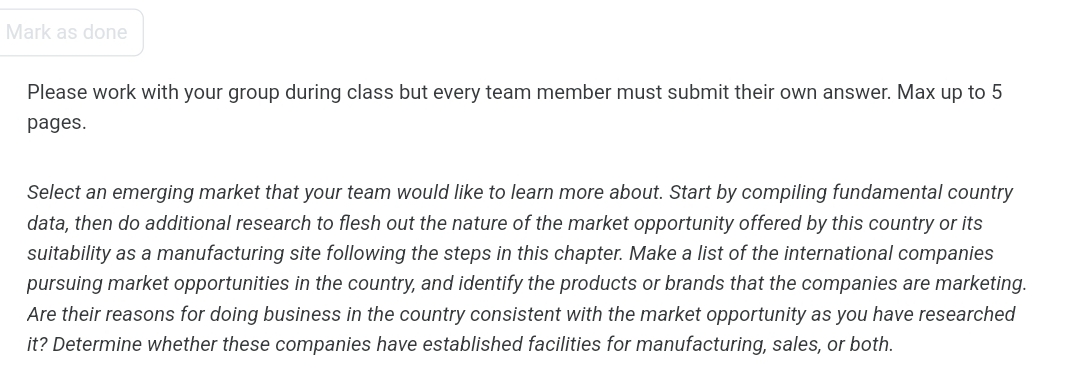  Please work with your group during class but every team member