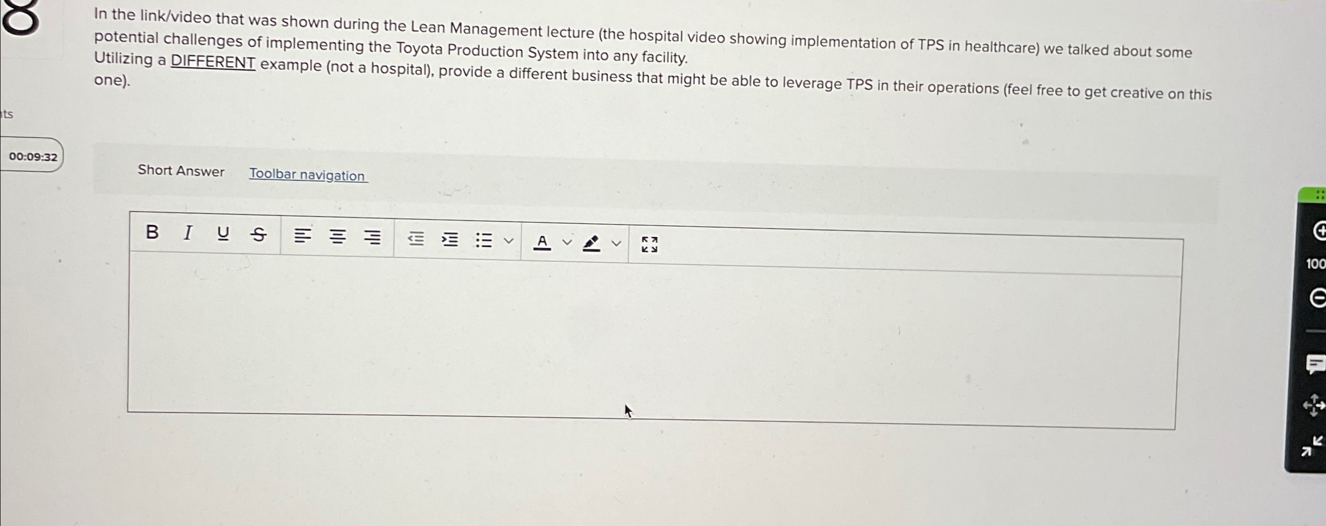  In the link/video that was shown during the Lean Management lecture