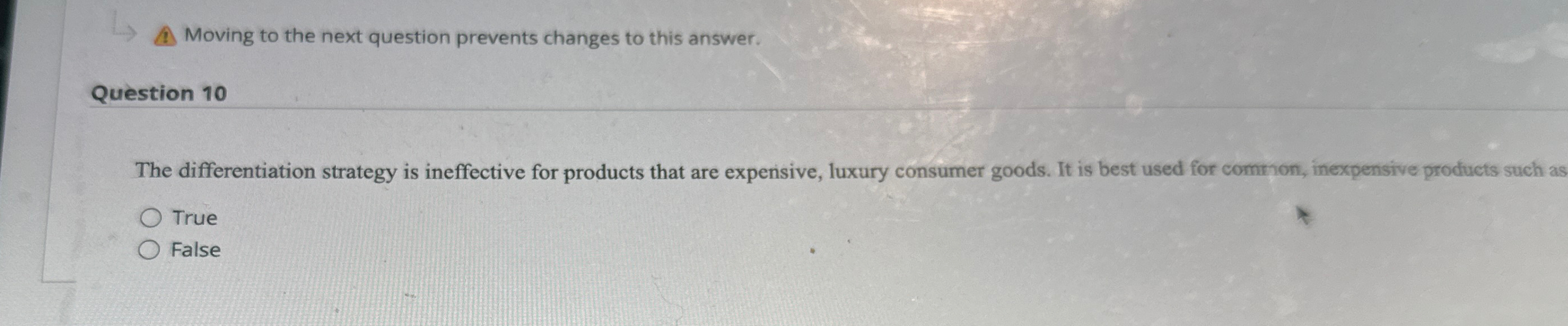  Moving to the next question prevents changes to this answer. Question