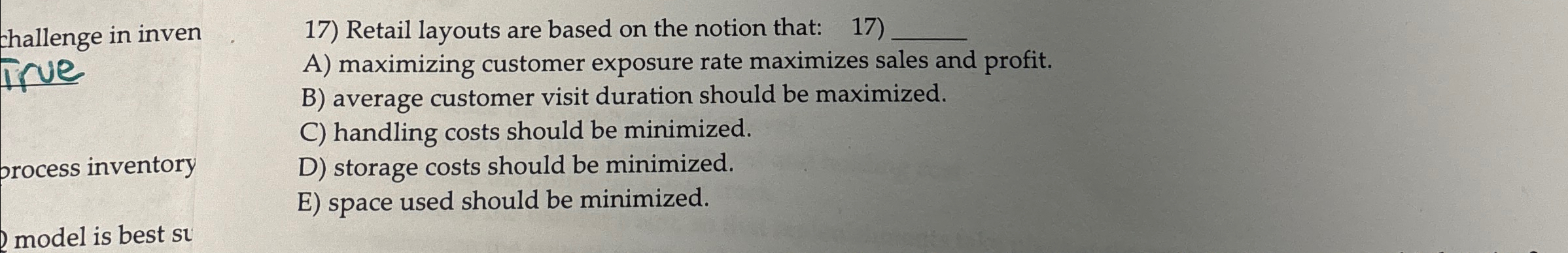  challenge in inven irve process inventory model is best st Retail
