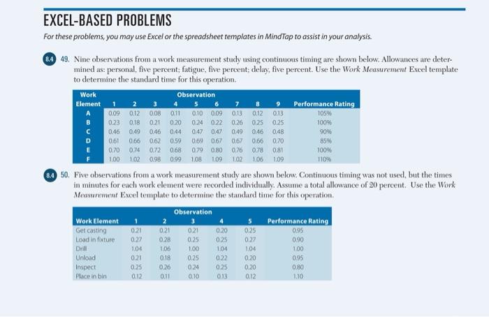 please include calculations ir these problems, you may use Excel or the