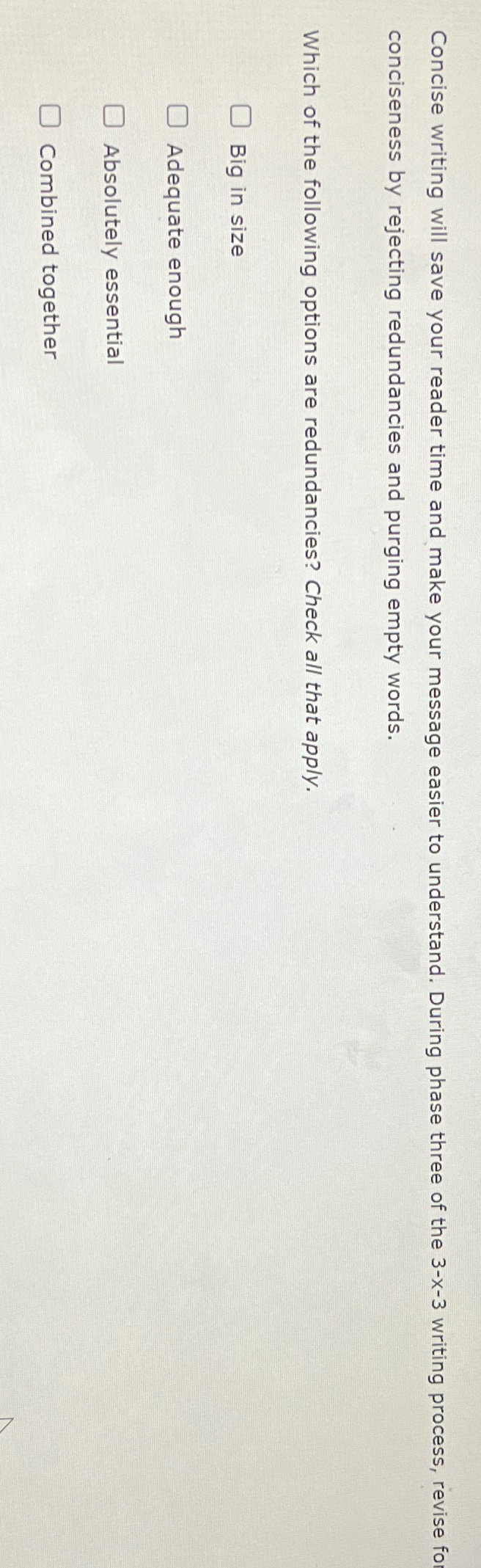  Concise writing will save your reader time and make your message