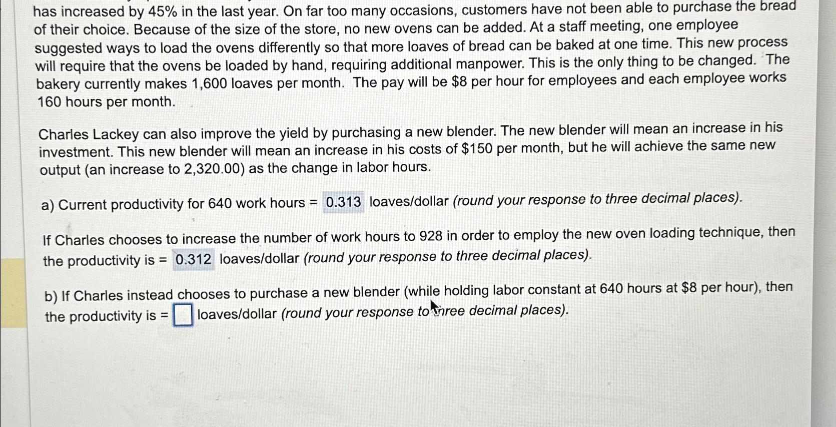  has increased by 45% in the last year. On far too