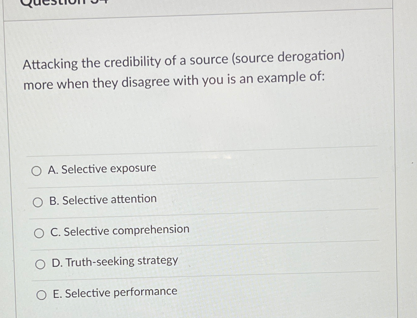  Attacking the credibility of a source (source derogation) more when they