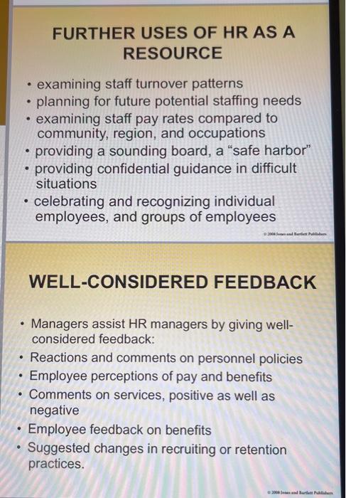 staff the business units operated by the health service organization A VITAL