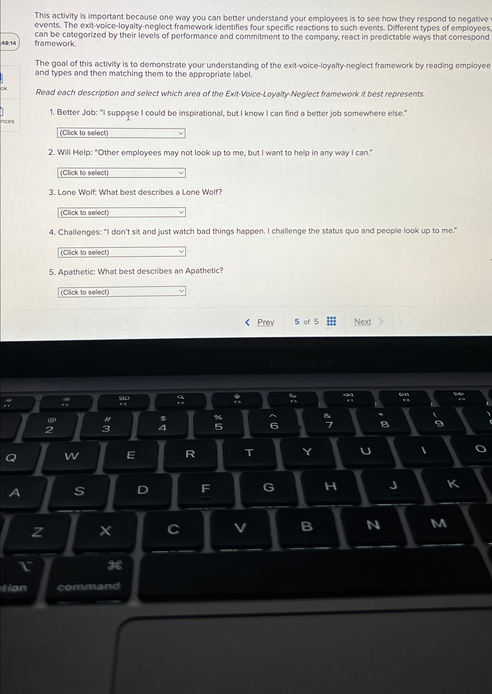  This activity is important because one way you can better understand