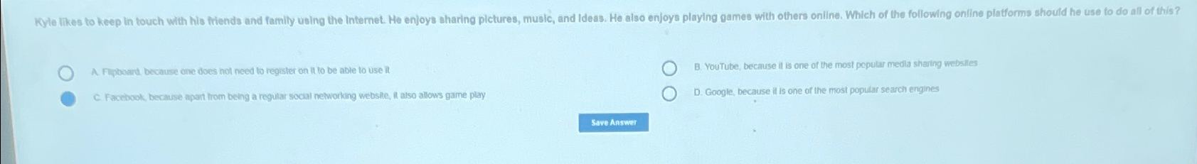  A. Fipooard, because one does hot need to register on ill