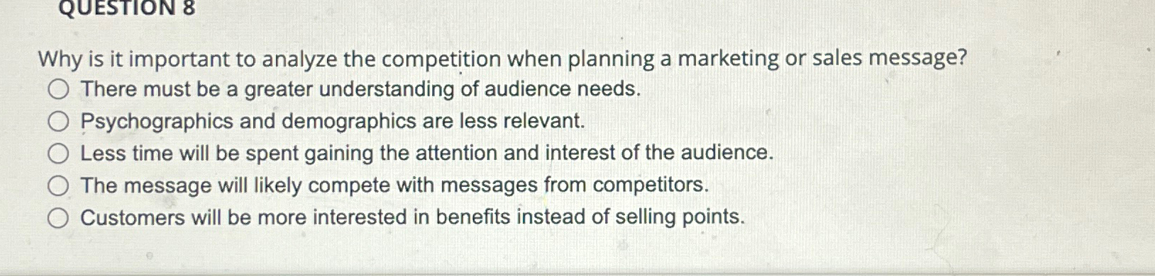  Why is it important to analyze the competition when planning a